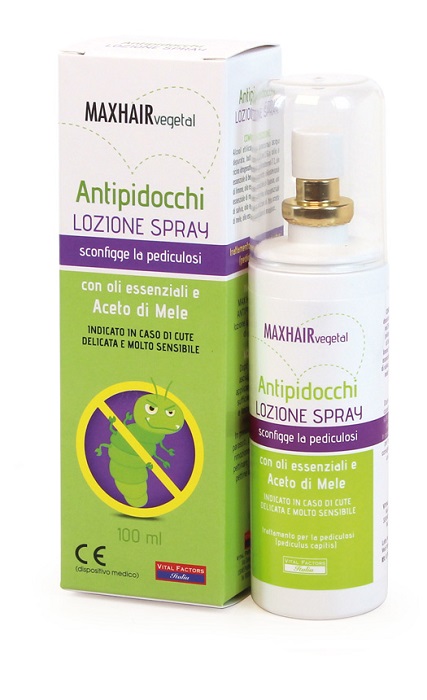 MAXHAIR VEGETAL SPRAY TRATTAMENTO PIDOCCHI 100 ML - Farmacia Dott. Pasquale Russo