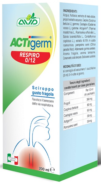 ACTIGERM RESPIRO 0-12 200 ML - Farmacia Dott. Pasquale Russo