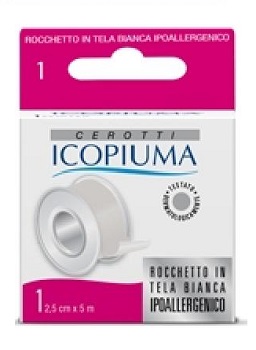 ICOPIUMA CEROTTO IN ROCCHETTO BIANCO 2,5X500 CM - Farmacia Dott. Pasquale Russo