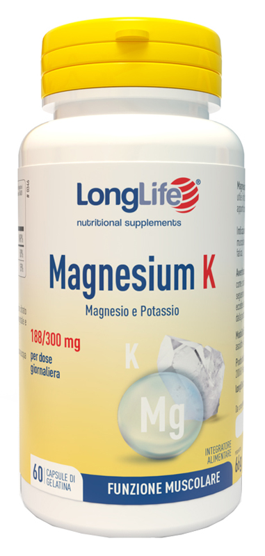 LONGLIFE MAGNESIUM K 60 CAPSULE - Farmacia Dott. Pasquale Russo