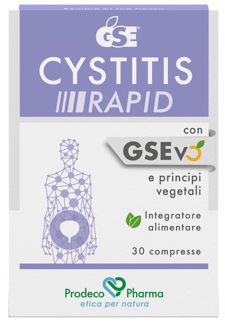 GSE CYSTITIS RAPID 30 COMPRESSE - Farmacia Dott. Pasquale Russo