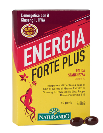 ENERGIA FORTE PLUS 40 PERLE - Farmacia Dott. Pasquale Russo