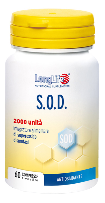 LONGLIFE SOD 2000 60 COMPRESSE RIVESTITE - Farmacia Dott. Pasquale Russo