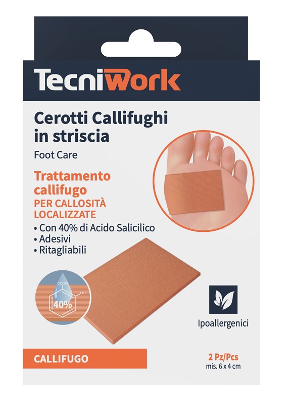 CEROTTI CALLIFUGHI IN STRISCIA CONFEZIONE DA 2 PEZZI - Farmacia Dott. Pasquale Russo