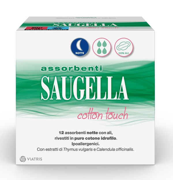 SAUGELLA COTTON TOUCH ASSORBENTI NOTTE 12 PEZZI TAGLIO PREZZO - Farmacia Dott. Pasquale Russo