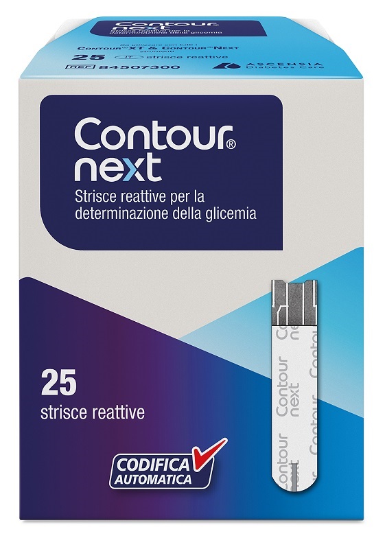 STRISCE MISURAZIONE GLICEMIA CONTOUR NEXT 25 PEZZI - Farmacia Dott. Pasquale Russo