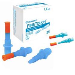 LANCETTE PUNGIDITO FINETOUCH 23 GAUGE 25 PEZZI - Farmacia Dott. Pasquale Russo