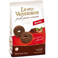 LE VENEZIANE BISCOTTI CACAO/NOCCIOLA 250 G - Farmacia Dott. Pasquale Russo