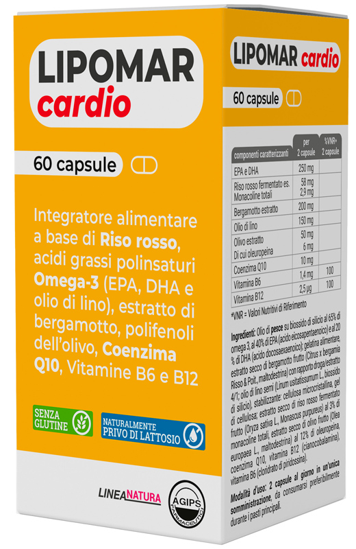 LIPOMAR CARDIO 60 CAPSULE - Farmacia Dott. Pasquale Russo
