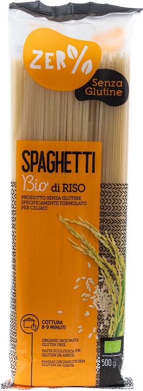 ZERO% GLUTINE PASTA RISO SPAGHETTI SENZA GLUTINE BIO 500 G - Farmacia Dott. Pasquale Russo
