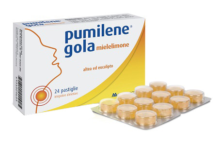 PUMILENE GOLA MIELE LIMONE 24 PASTIGLIE - Farmacia Dott. Pasquale Russo