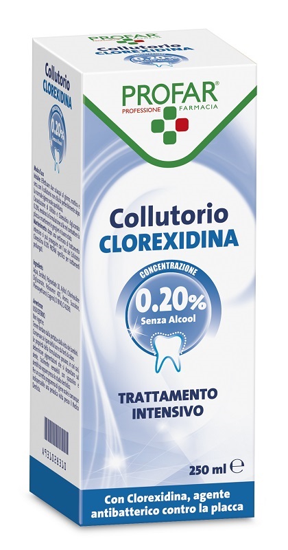 COLLUTORIO CLOREXIDINA 0,20% 250 ML PROFAR - Farmacia Dott. Pasquale Russo