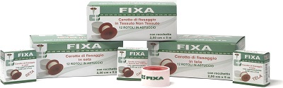 CEROTTO TESSUTO NON TESSUTO CURAMED FIXA 2,5 X 500 CM CON ROCCHETTO - Farmacia Dott. Pasquale Russo