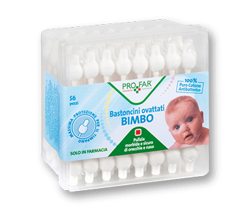 PROFAR BASTONCINI OVATTATI BAMBINI 56 PEZZI - Farmacia Dott. Pasquale Russo