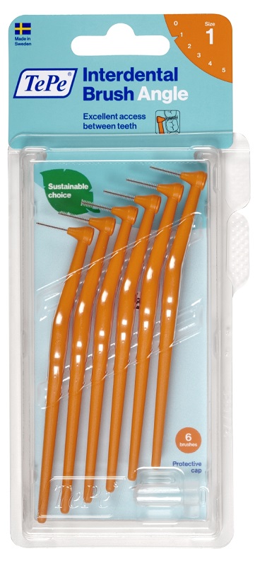 TEPE ANGLE SCOVOLINO ARANCIO 0,45MM 6 PEZZI - Farmacia Dott. Pasquale Russo