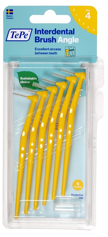 TEPE ANGLE SCOVOLINO GIALLO 0,7MM 6 PEZZI - Farmacia Dott. Pasquale Russo