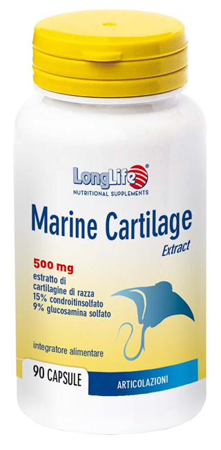 LONGLIFE MARINE CARTILAGE 90 CAPSULE DI GELATINA - Farmacia Dott. Pasquale Russo