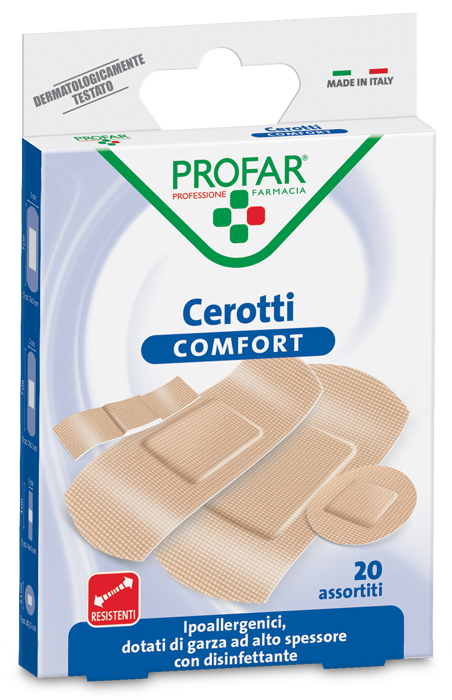 CEROTTO COMFORT ASSORTITI 20 PEZZI PROFAR - Farmacia Dott. Pasquale Russo