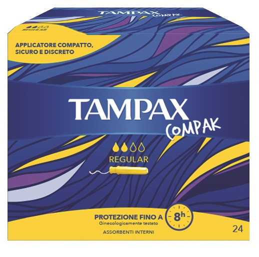 TAMPAX COMPAX REGULAR 24 PEZZI - Farmacia Dott. Pasquale Russo
