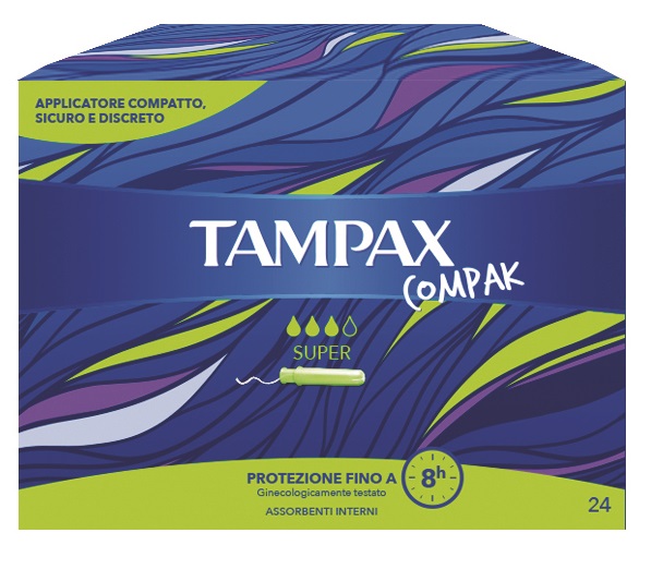 TAMPAX COMPAK SUPER 24 PEZZI - Farmacia Dott. Pasquale Russo