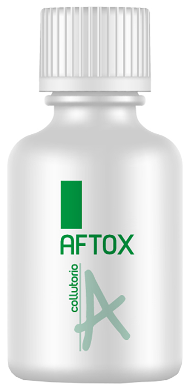 AFTOX COLLUTORIO FLACONE BIANCO, CON TAPPO E MISURINO DISPOSITIVO MEDICO INDICATO IN TUTTE LE LESIONI DEL CAVO ORALE E NEI PROCESSI INFIAMMATORI CORRELATI 100 ML 1 PEZZO - Farmacia Dott. Pasquale Russo