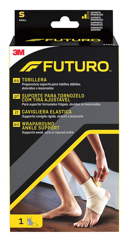 CAVIGLIERA ELASTICA FUTURO SMALL DIMENSIONE 18/20,5CM - Farmacia Dott. Pasquale Russo