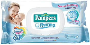 PAMPERS PHARMA SALVIETTE SENS 63 PEZZI - Farmacia Dott. Pasquale Russo