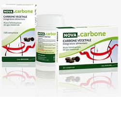 NOVA CARBONE VEGETALE 120 COMPRESSE - Farmacia Dott. Pasquale Russo