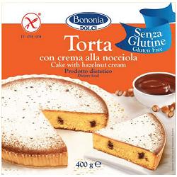 BONONIA TORTA ALLA CREMA DI NOCCIOLA SENZA GLUTINE 400 G - Farmacia Dott. Pasquale Russo