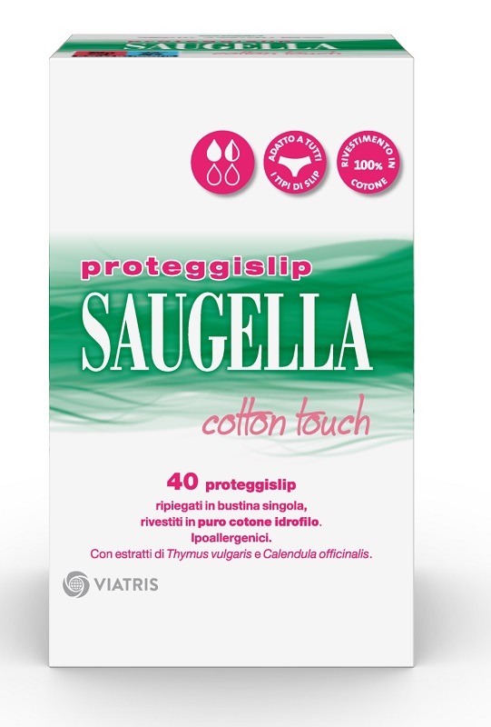 SAUGELLA ASSORBENTI COTTON TOUCH PROTEGGISLIP 40 PEZZI - Farmacia Dott. Pasquale Russo