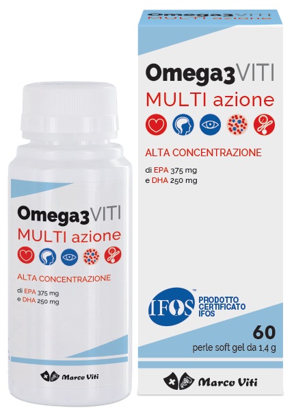 VITI OMEGA3 MULTIAZIONE 60 PERLE - Farmacia Dott. Pasquale Russo
