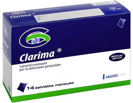 SALVIETTA PERIOCULARE CLARIMA 14 PEZZI - Farmacia Dott. Pasquale Russo