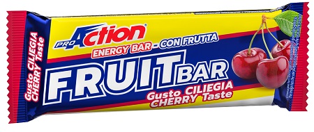 PROACTION FRUIT BAR BARRETTA ENERGETICA ALLA CILIEGIA 40 G - Farmacia Dott. Pasquale Russo