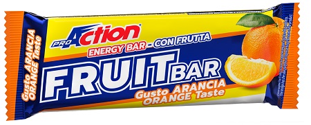 PROACTION FRUIT BAR BARRETTA ENERGETICA ALL'ARANCIA 40 G - Farmacia Dott. Pasquale Russo