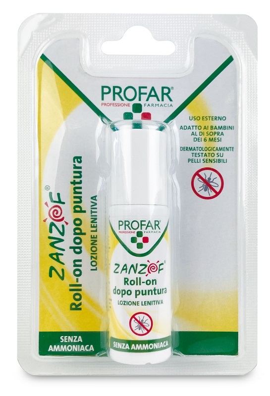 ZANZOF LOZIONE POST PUNTURA SENZA AMMONIACA ROLL-ON 20 ML PROFAR - Farmacia Dott. Pasquale Russo