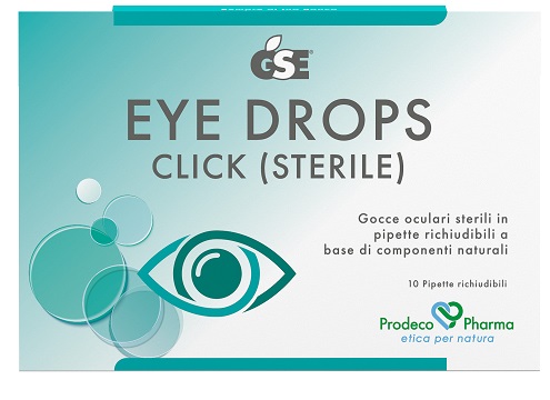 GSE EYE DROPS CLICK GOCCE OCULARI 10 PIPETTE 0,5 ML - Farmacia Dott. Pasquale Russo