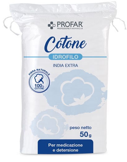 COTONE IDROFILO PROFAR INDIA EXTRA 50G - Farmacia Dott. Pasquale Russo