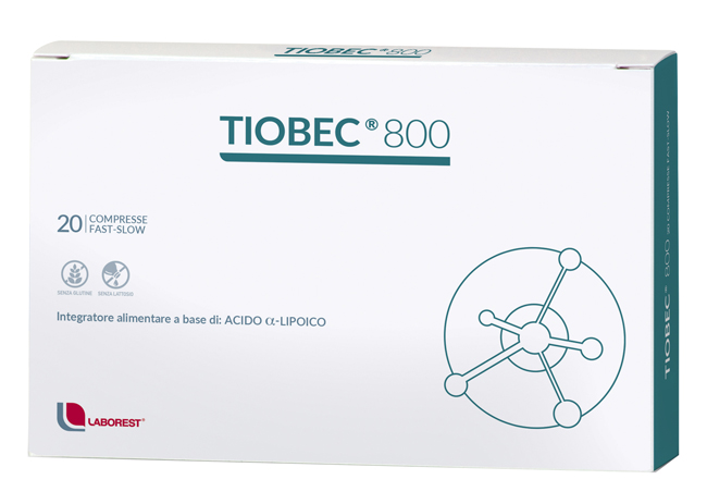 TIOBEC 800 20 COMPRESSE FAST-SLOW 36 G - Farmacia Dott. Pasquale Russo