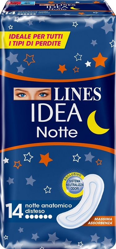 LINES IDEA NOTTE SENZA ALI 14 PEZZI - Farmacia Dott. Pasquale Russo