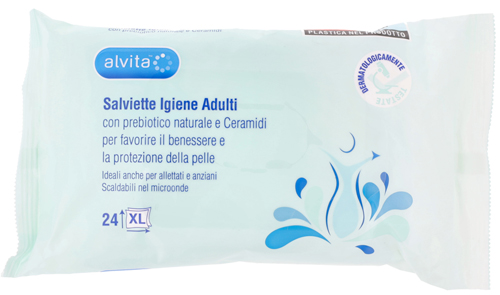 ALVITA SALVIETTE IGIENE ADULTI 24 PEZZI - Farmacia Dott. Pasquale Russo
