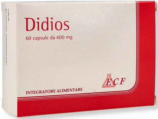 DIDIOS INTEGRATORE ALIMENTARE BLISTER 60 CAPSULE 24 G - Farmacia Dott. Pasquale Russo