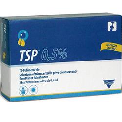 TSP 0,5% SOLUZIONE OFTALMICA UMETTANTE LUBRIFICANTE 30 FLACONCINI MONODOSE 0,5 ML - Farmacia Dott. Pasquale Russo