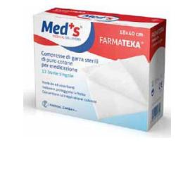 GARZA COMPRESSA MEDS 12/8 36X40CM 12 PEZZI - Farmacia Dott. Pasquale Russo