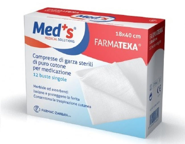 GARZA COMPRESSA MEDS 12/12 18X40CM 12 PEZZI - Farmacia Dott. Pasquale Russo