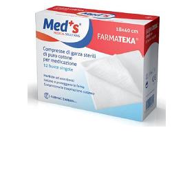 GARZA COMPRESSA MEDS FARMATEXA OCULARE 10 PEZZI - Farmacia Dott. Pasquale Russo