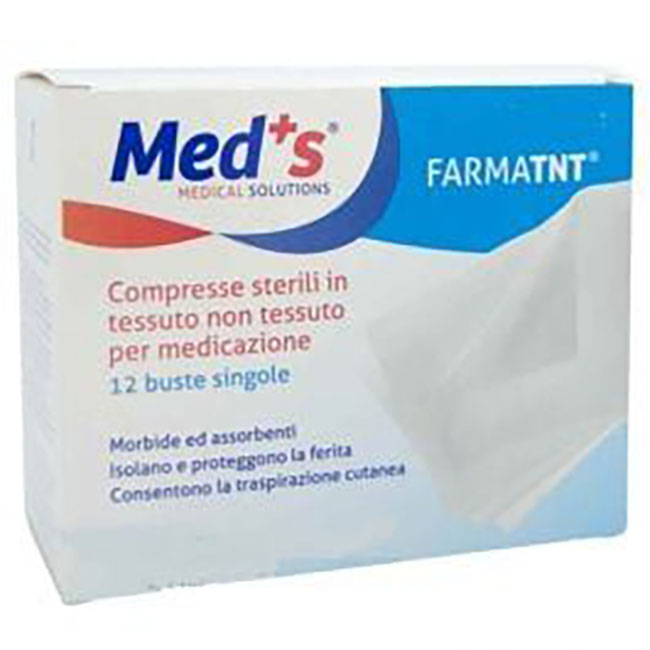 GARZA COMPRESSA MEDS TESSUTO NON TESSUTO PEEL OPEN 7,5X7,5CM 12 PEZZI - Farmacia Dott. Pasquale Russo