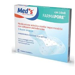 MEDICAZIONE MEDS PORE ADESIVA IMPERMEABILE 5X7CM 5 PEZZI - Farmacia Dott. Pasquale Russo