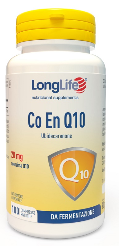 LONGLIFE CO EN Q10 20MG 100 COMPRESSE RIVESTITE - Farmacia Dott. Pasquale Russo