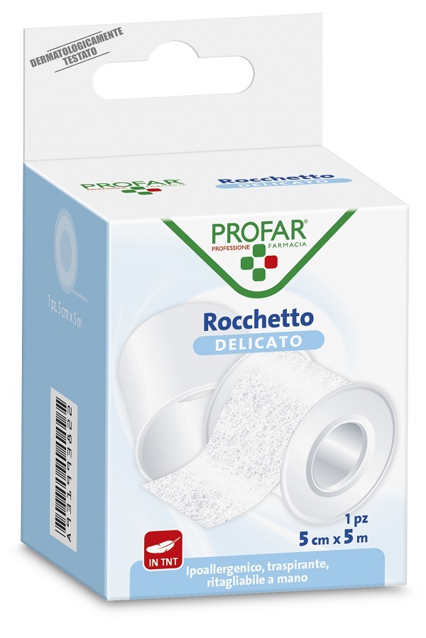 CEROTTO ROCCHETTO TESSUTO NON TESSUTO DELICATO CM 5X5 M PROFAR - Farmacia Dott. Pasquale Russo