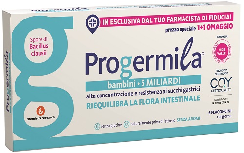 PROGERMILA BAMBINI 5 MILIARDI 6 FLACONCINI 10 ML - Farmacia Dott. Pasquale Russo